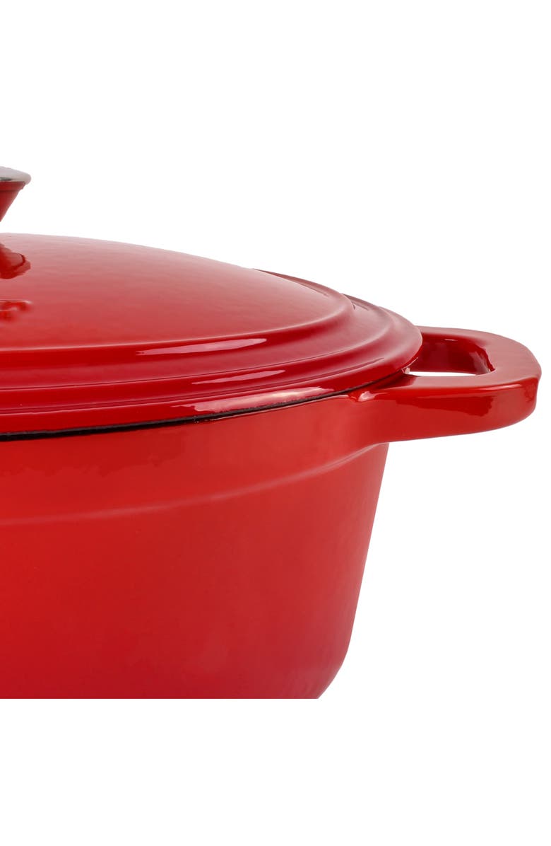 BergHOFF Neo 5-Piece Assorted Cast Iron Set, Alternate, color, Red/Brown