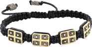 Armenta Men's Romero Crivelli Cross Station Slider Bracelet