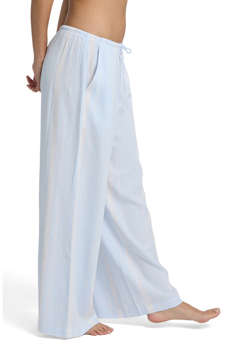 Beach Bound Crinkle Wide Leg Pants, Alternate, color, BLUE MIST