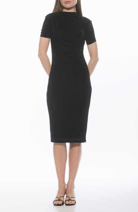 Alexia Admor Santal Draped Sheath Dress