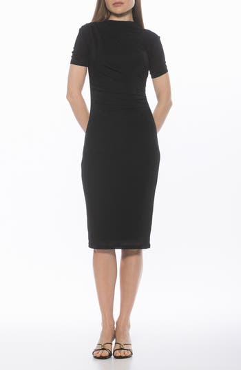 Alexia Admor Santal Draped Sheath Dress