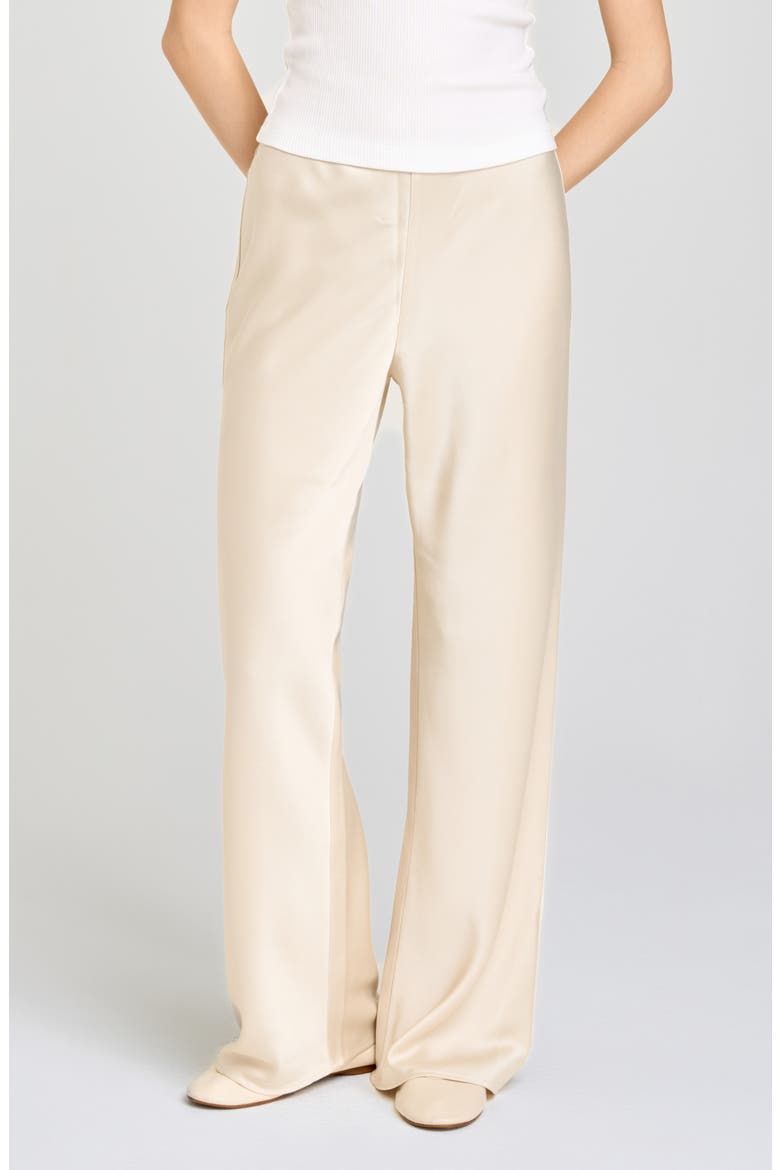 Helene High Waist Wide Leg Pants, Main, color, CREAM