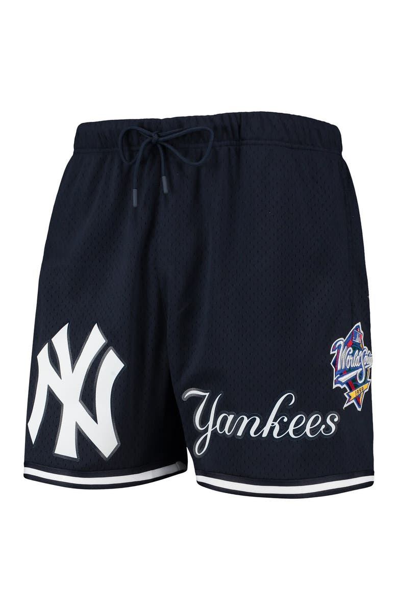 PRO STANDARD Men's Pro Standard Navy New York Yankees 1999 World Series Mesh Shorts, Alternate, color, 