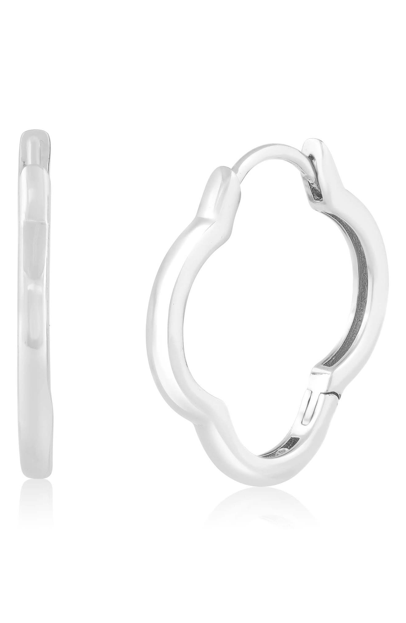 Clover Hoop Earrings