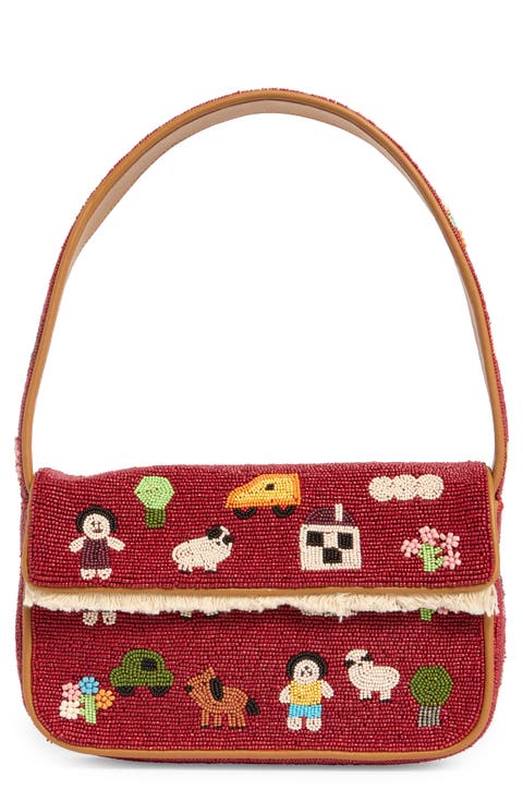 Tommy Beaded Shoulder Bag