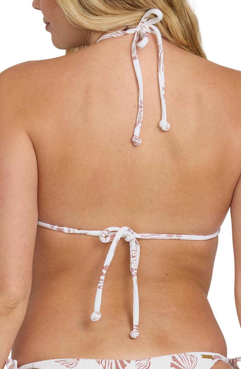 Billabong Sandy Shells Remi Triangle Bikini Top, Alternate, color, Salt Crystal
