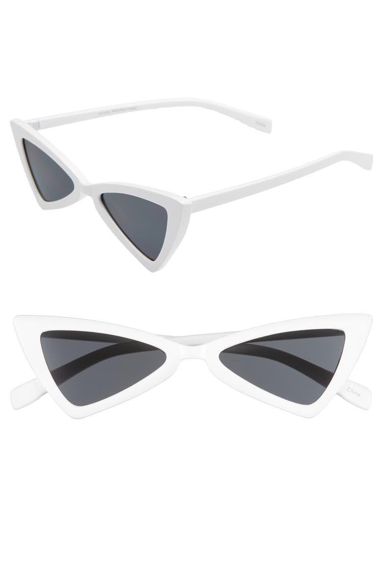 Rad + Refined '80s Triangle Sunglasses, Main, color,