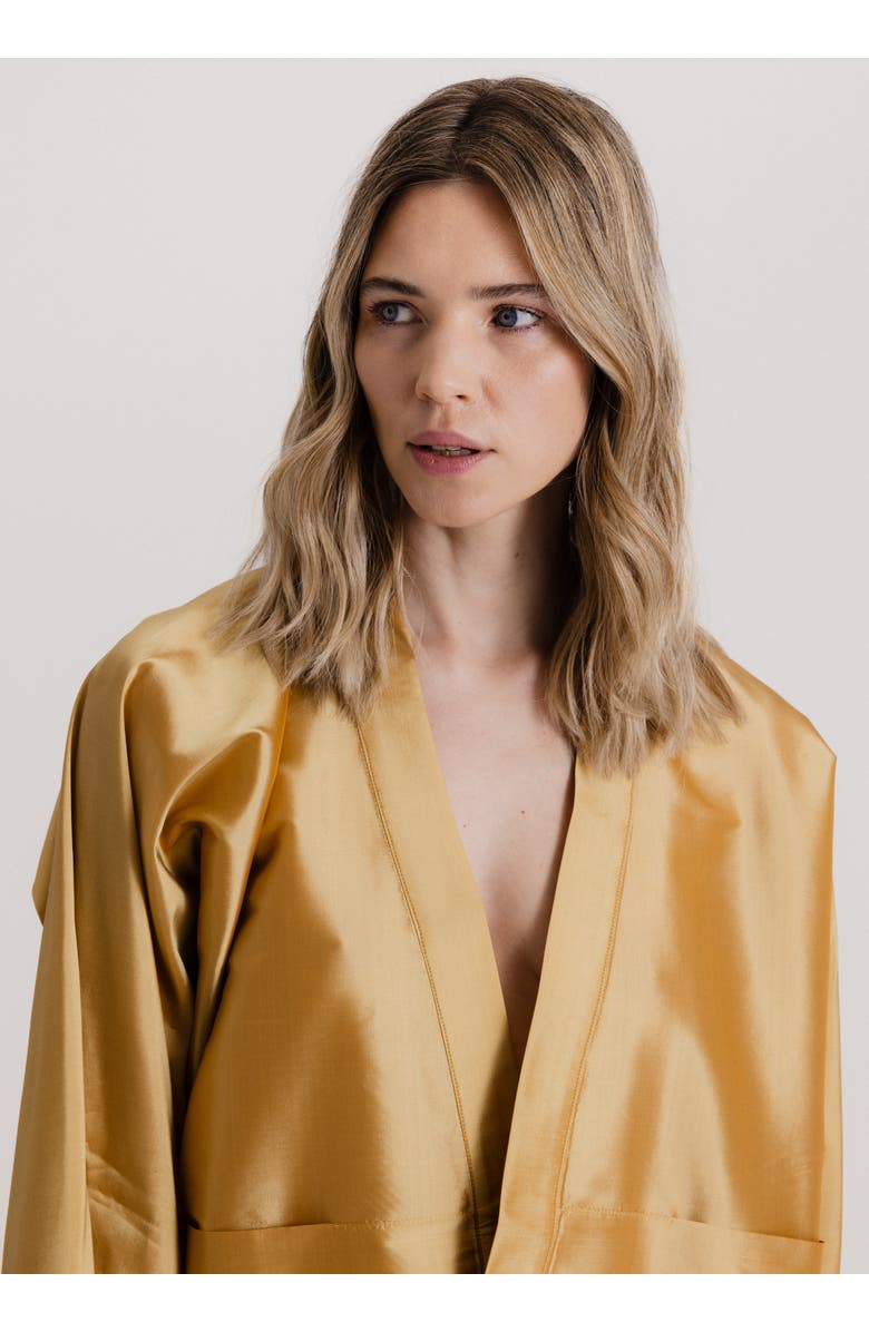 Alas Structured Kimono Jacket, Alternate, color, Gold