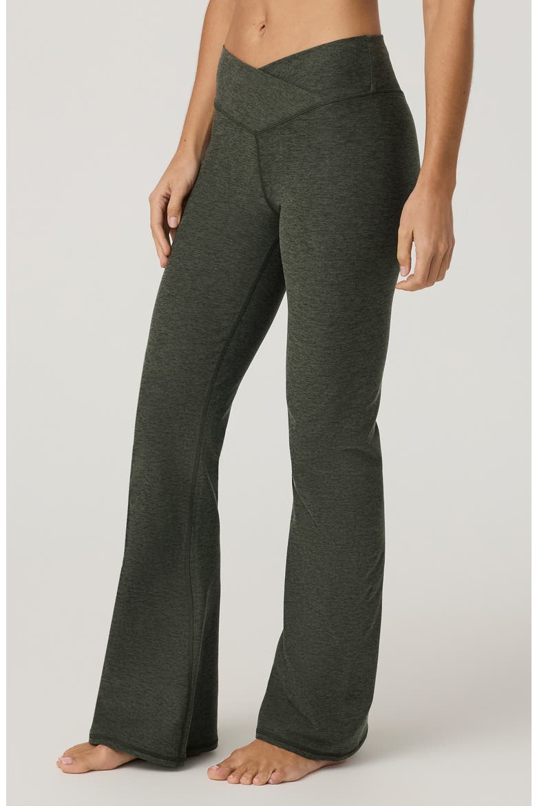 Elevation Rhythm Flare Pants, Alternate, color, ARMY HEATHER