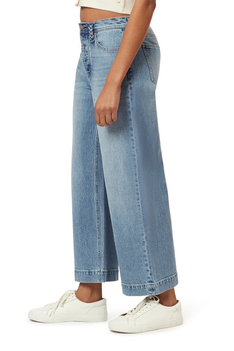 The Wave Crop Wide Leg Jeans, Alternate, color, WILLIAMSBURG