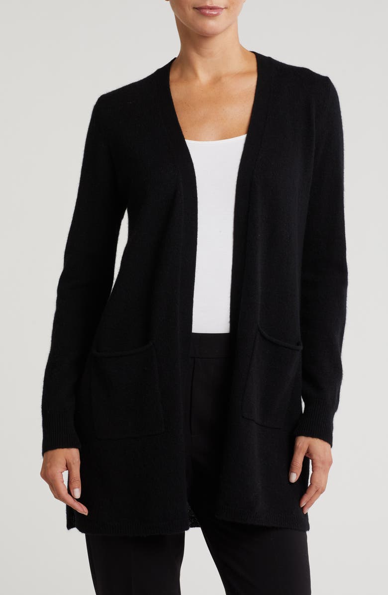 T Tahari Cashmere Cardigan, Main, color, 