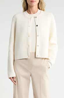 Textured Cardigan Sweater