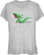 Hoppers Junior's Hoppers Tom Lizard Excitement Pose Graphic T-Shirt