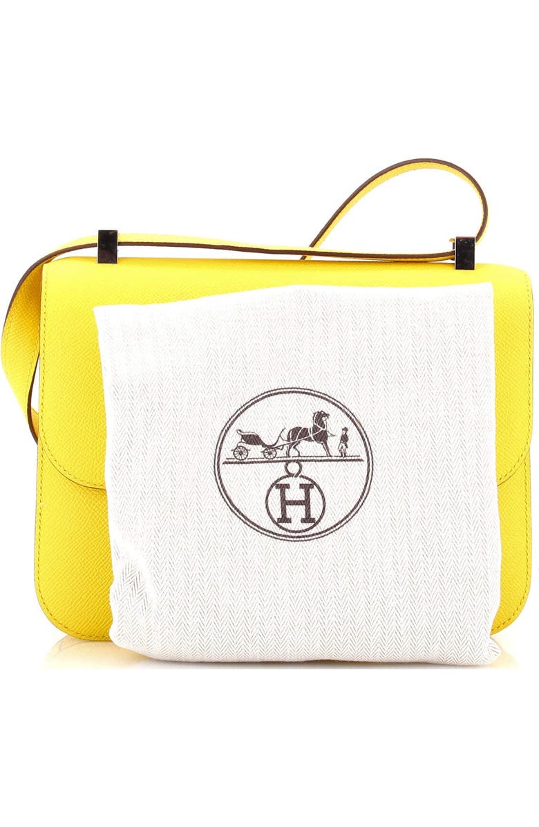 Pre-Owned Hermes Constance NM Bag Epsom 24, Alternate, color, Sun