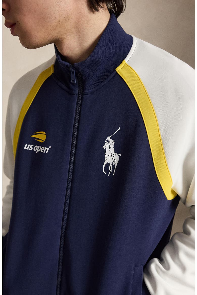 US Open Ball Crew Track Jacket, Alternate, color, BLUE MULTI