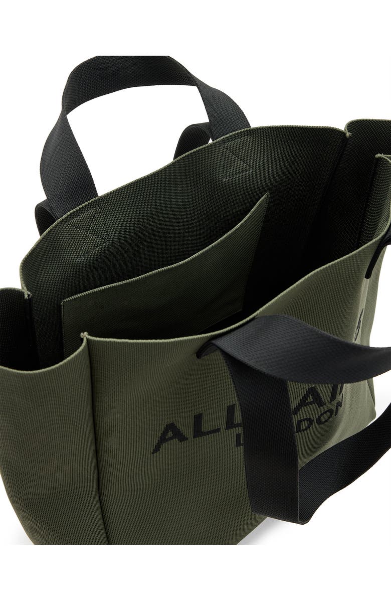 AllSaints Izzy Recycled Polyester Tote, Alternate, color, Olive Green