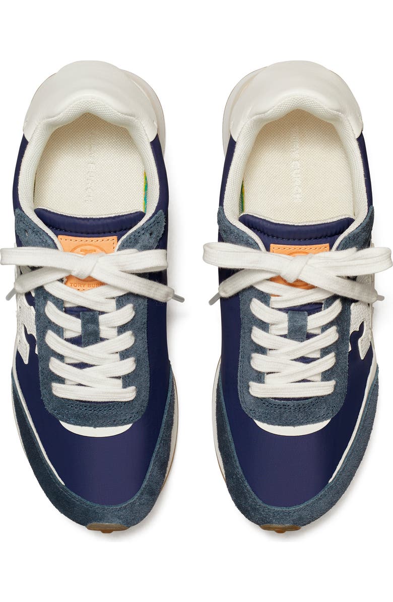 Tory Burch Destiny Trainer Sneaker, Alternate, color, Retro Navy/ Retro Navy/ Purity