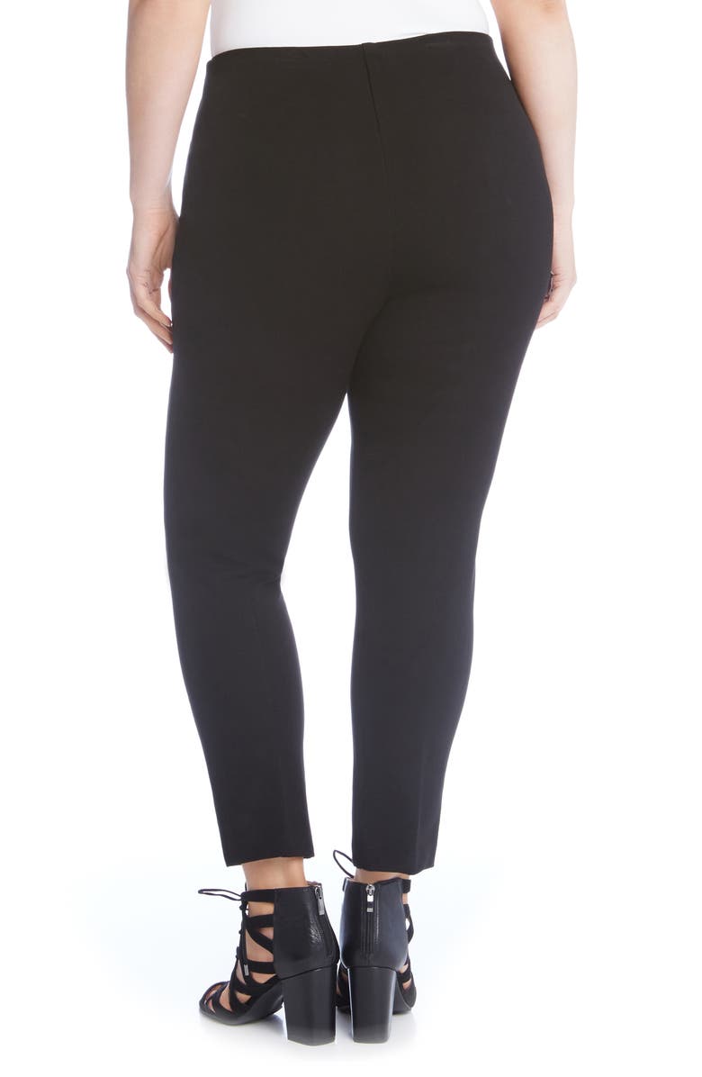 Karen Kane Piper Skinny Ankle Pants, Alternate, color, Black