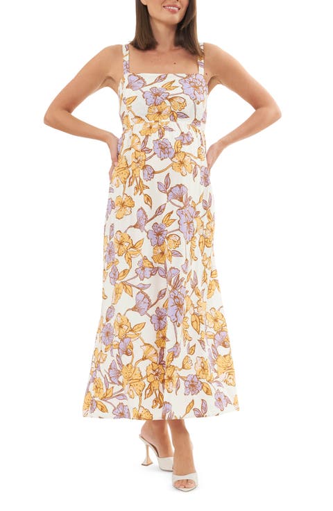 Brook Floral Maternity Sundress