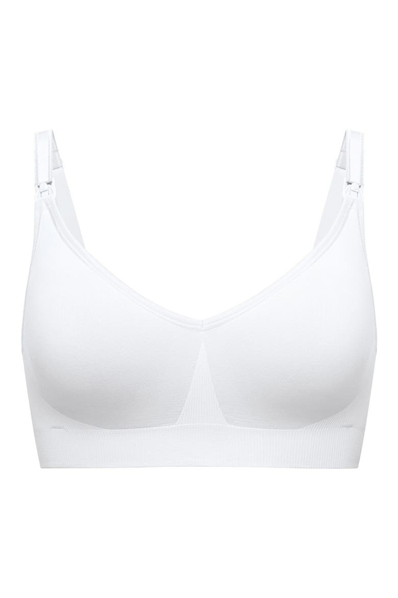 Body Silk Seamless Maternity/Nursing Bra, Alternate, color, WHITE