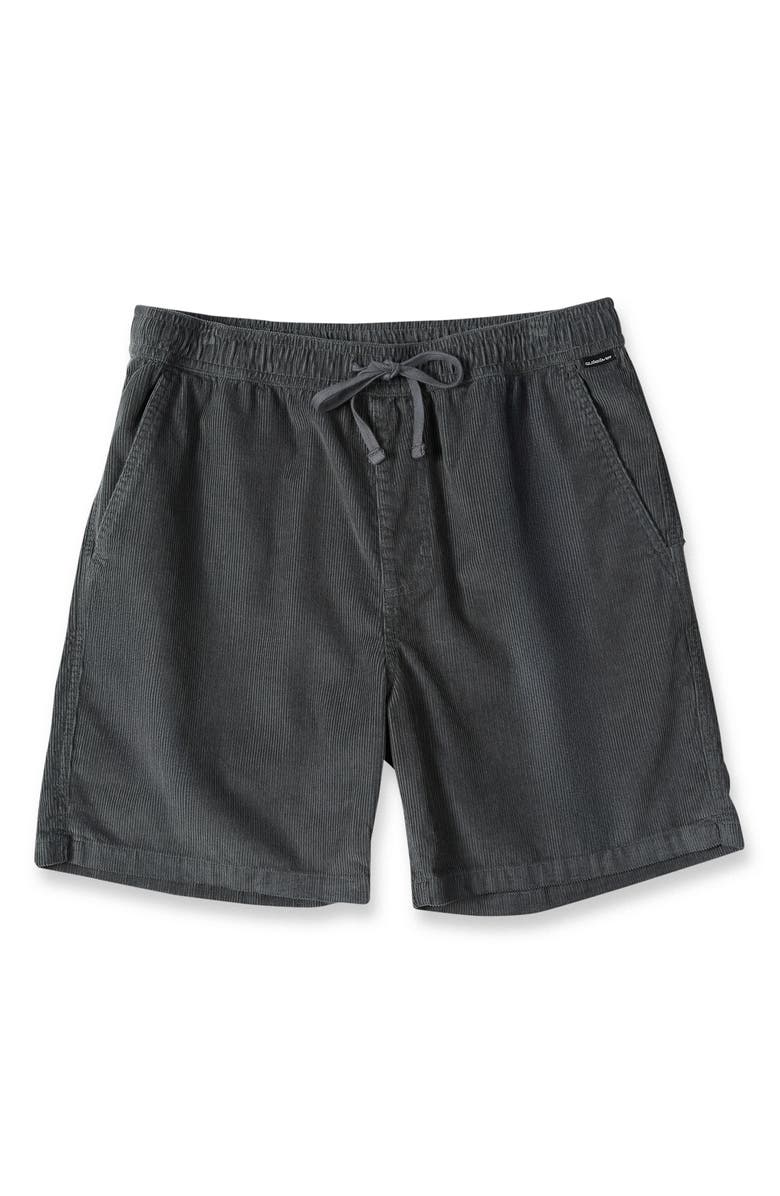 Quiksilver Taxer Corduroy Shorts, Alternate, color, Iron Gate