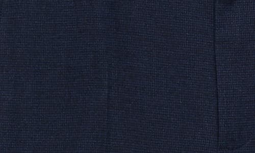 Mango Check Slim Fit Pants In Indigo Blue