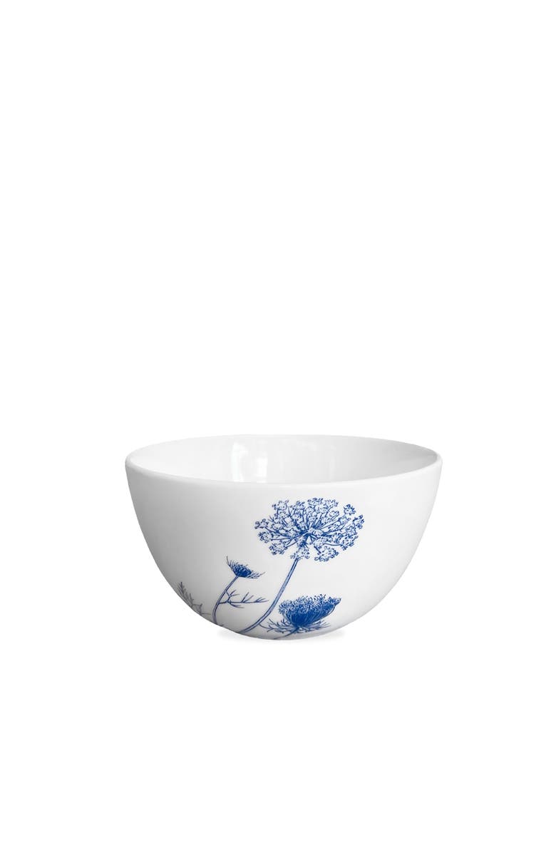 Caskata Summer Blues Cereal Bowl - Porcelain - Set 4, Main, color, Blue