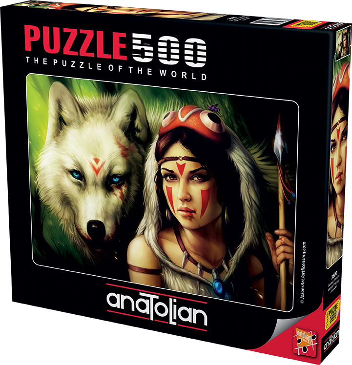 Anatolian Warrior Princess 500 piece Jigsaw Puzzle for Adults in Multicolor 