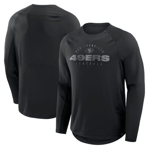Men's Fanatics Black San Francisco 49ers Coverage Scheme Long Sleeve T-Shirt