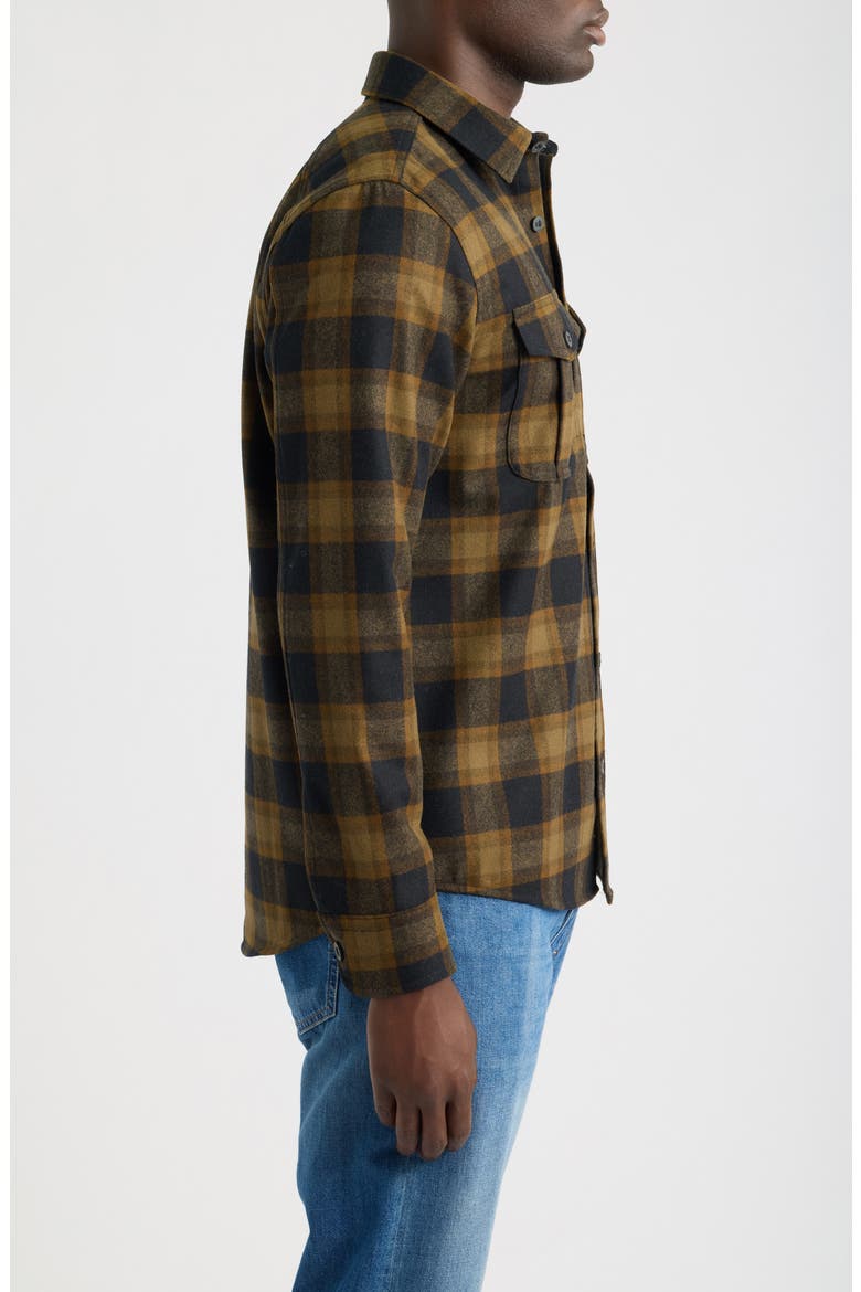 Scout Wool Shirt, Alternate, color, OLIVE/ BLACK CHECK