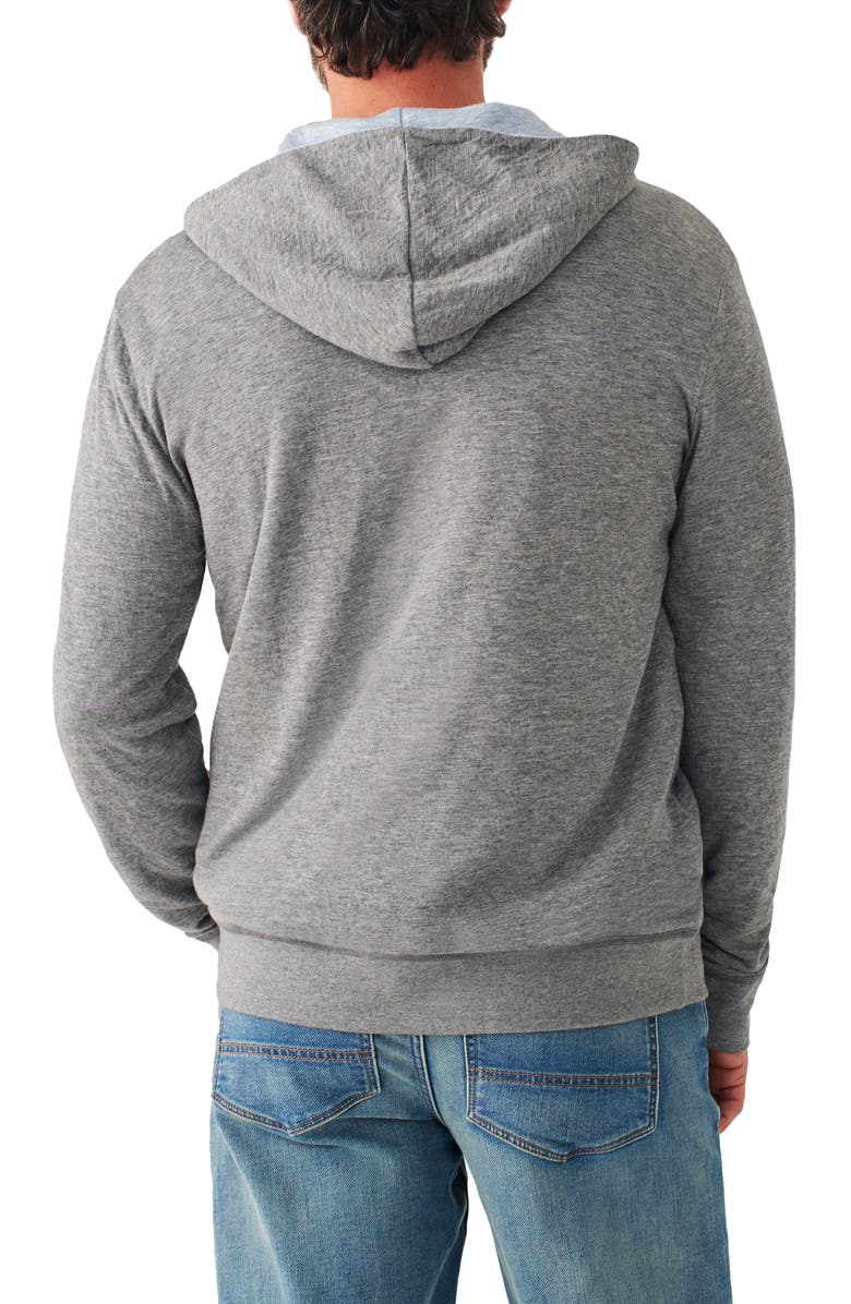 Faherty Cloud Reversible Pima Cotton & Modal Zip Hoodie, Alternate, color,