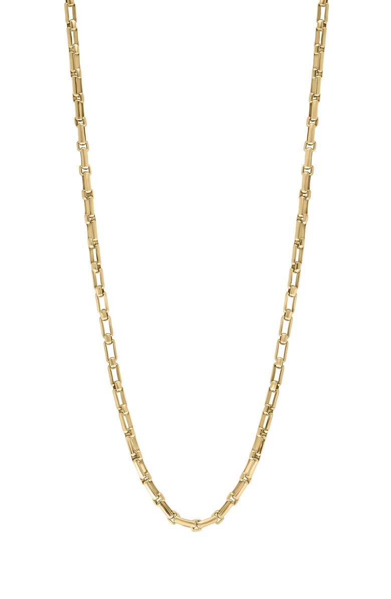EFFY 14K Yellow Gold Rectangular Chain Necklace, Main, color,