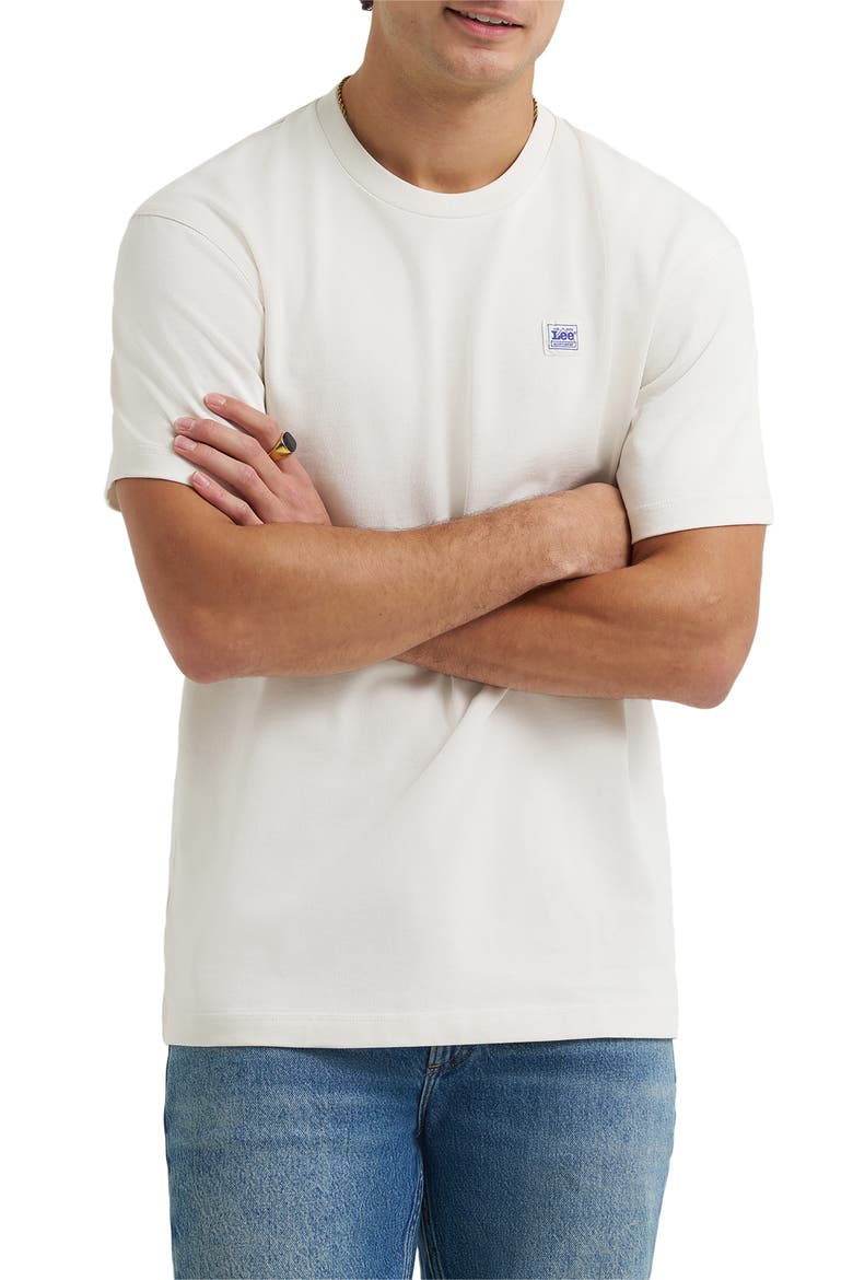 Logo Patch T-Shirt, Main, color, ECRU