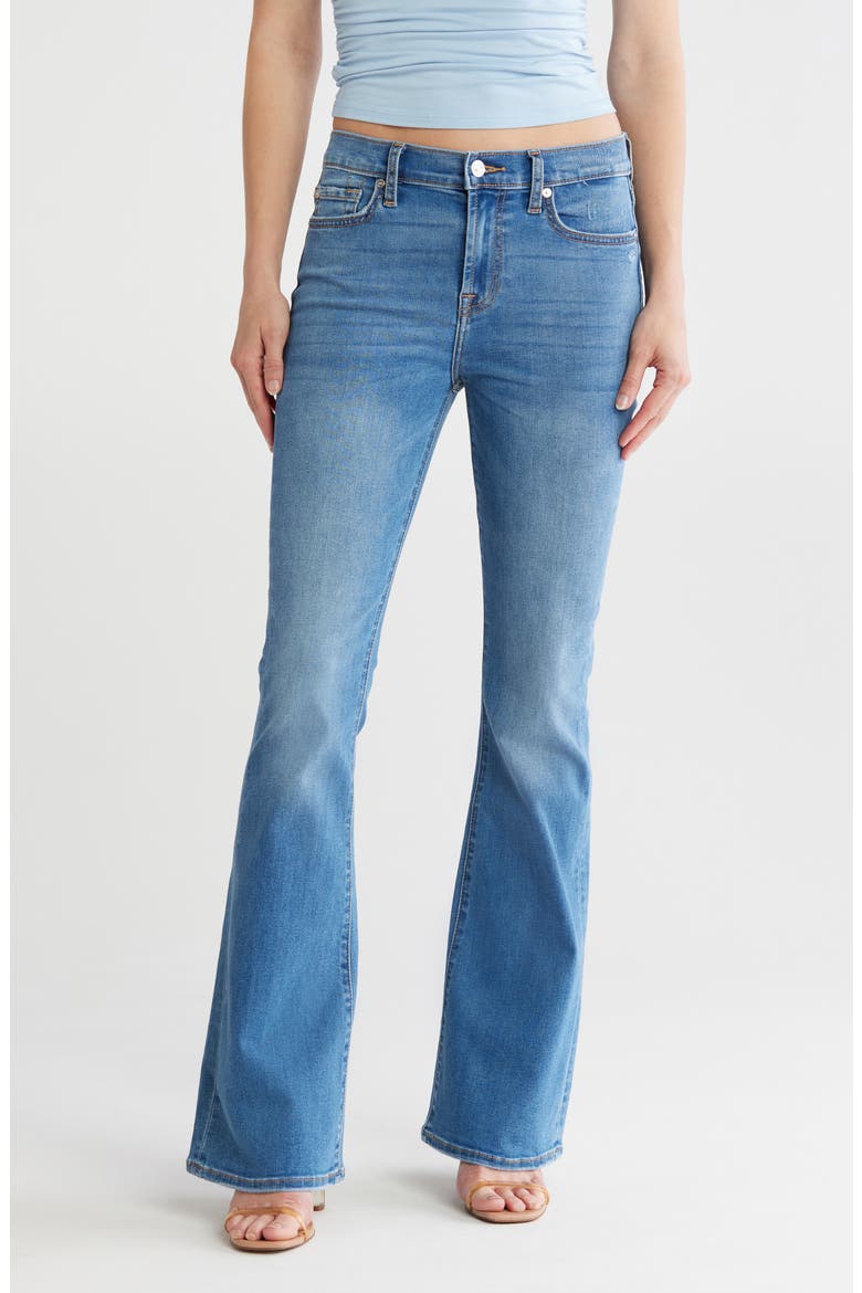 Ali High Waist Flare Leg Jeans, Main, color, MEKNES