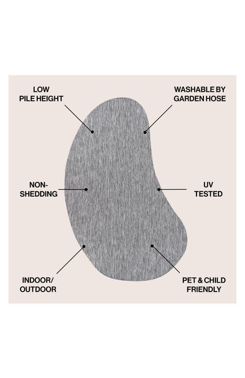 Jonathan Y Evan Modern Rustic Organic Curve Indoor/outdoor Shaped Area Rug