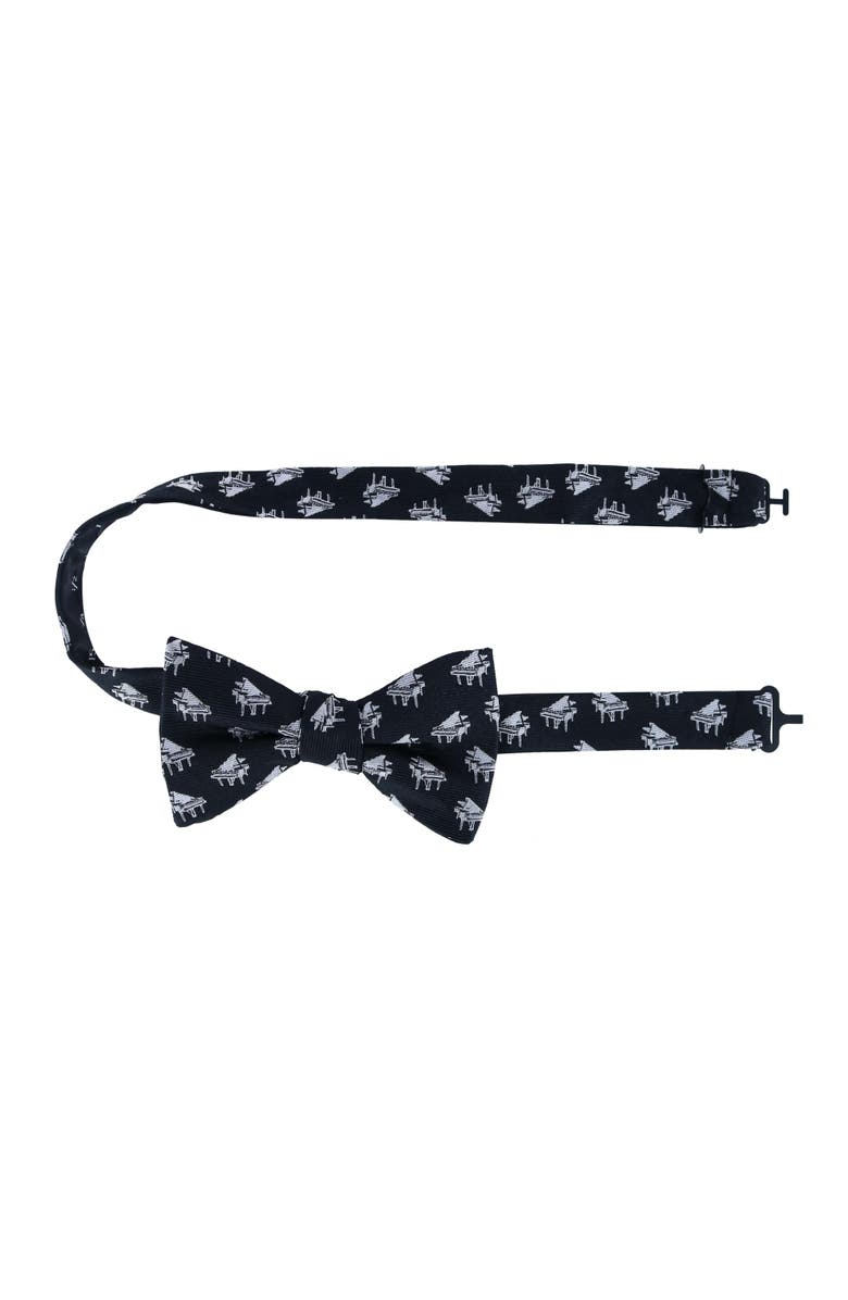 Trafalgar The Chopin Classical Piano Silk Bow Tie, Alternate, color, 