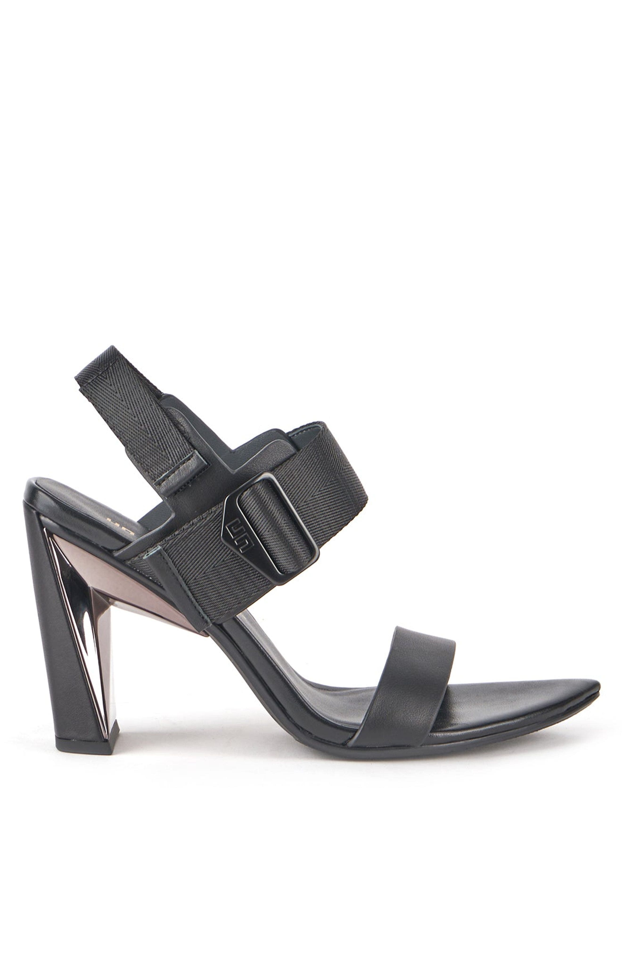 Poly Soga Hi Sandals, Main, color, Black