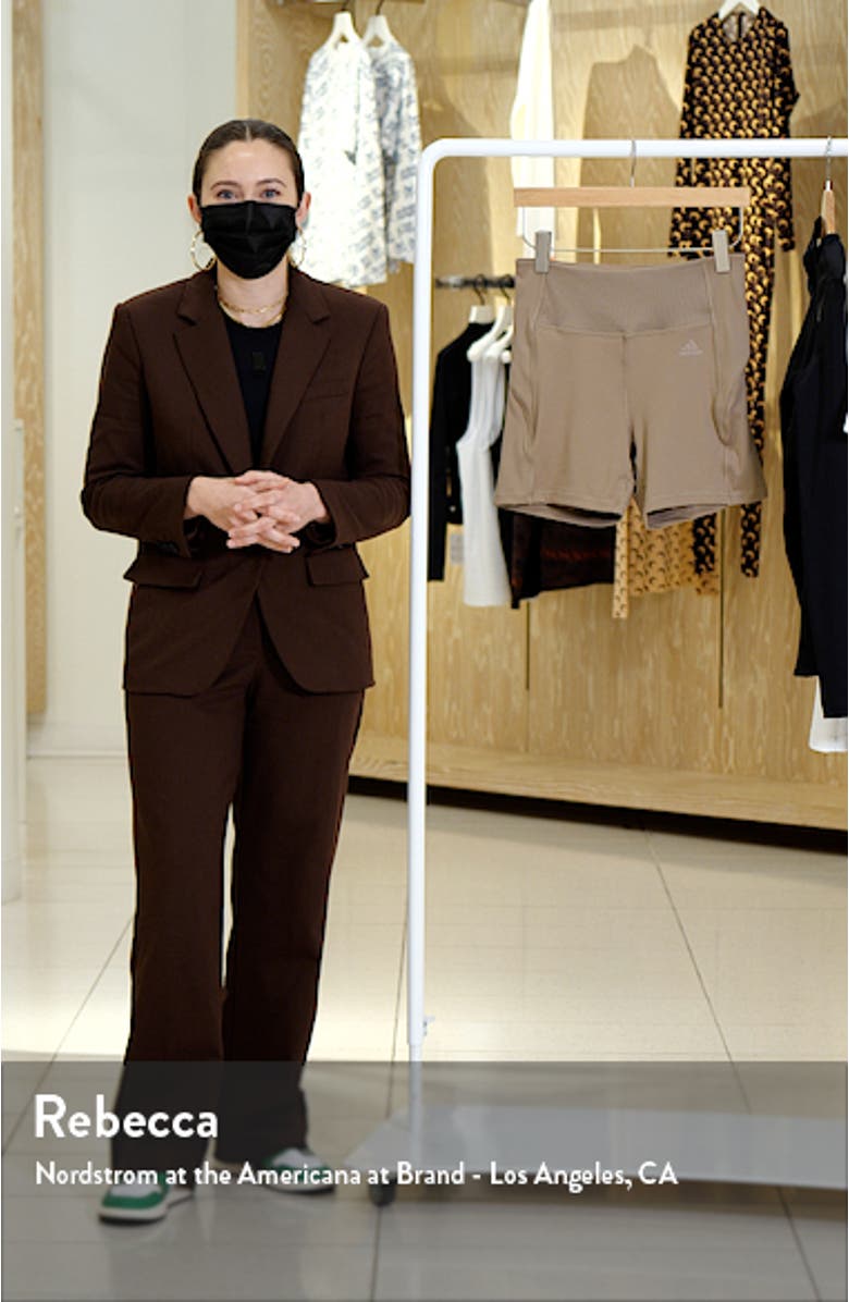 Hyperglam Rib High Waist Training Shorts, sales video thumbnail