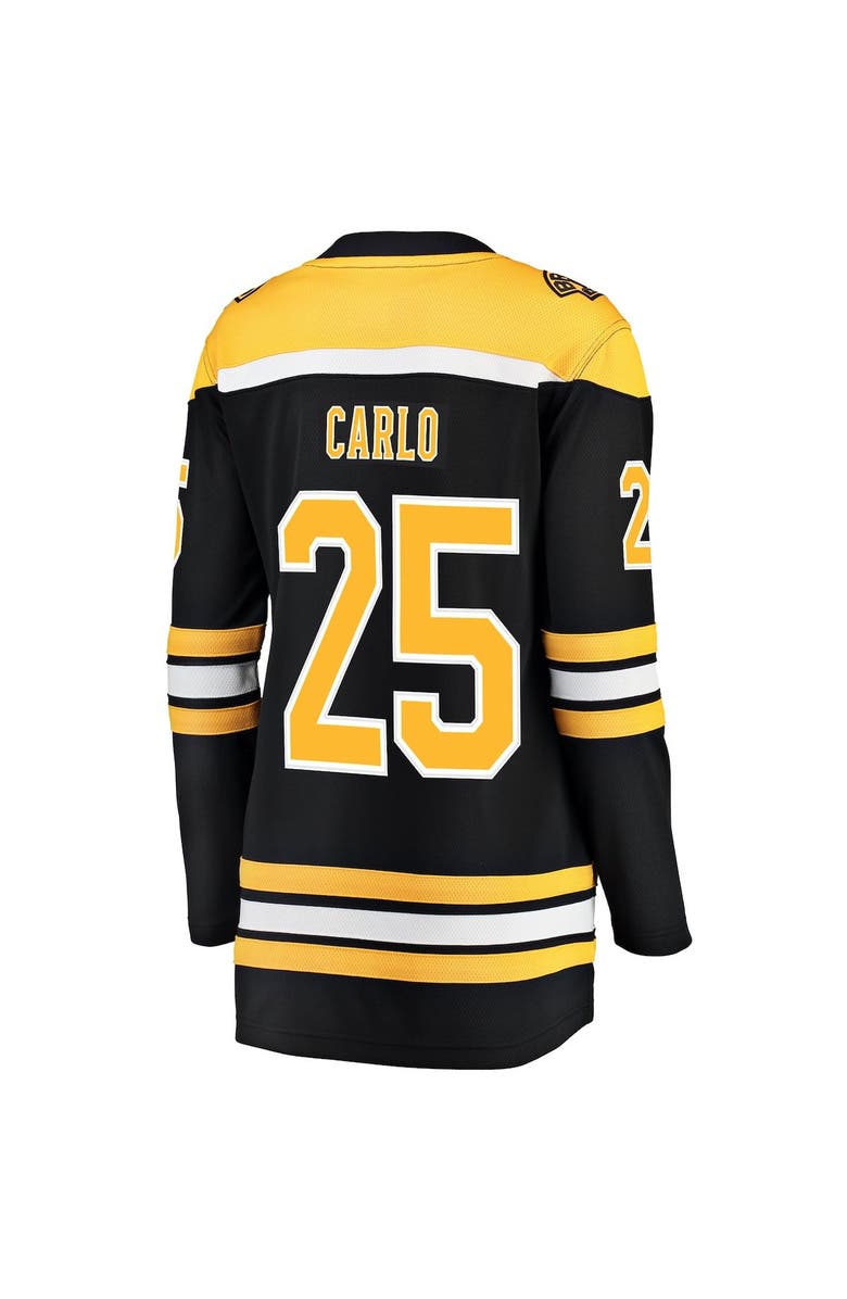 FANATICS Women's Fanatics Branded Brandon Carlo Black Boston Bruins Breakaway Player Jersey, Alternate, color, 