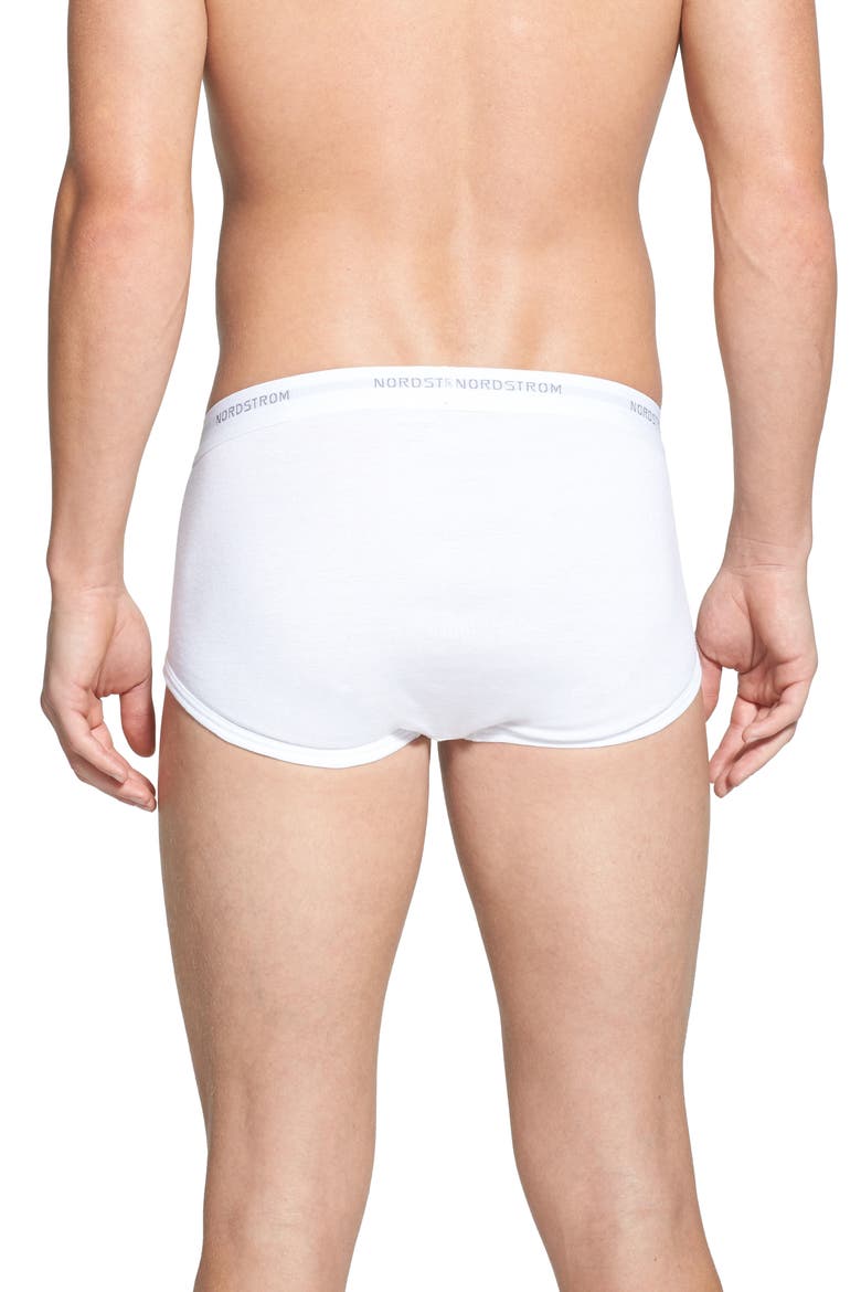 4-Pack Supima® Cotton Briefs, Alternate, color, WHITE