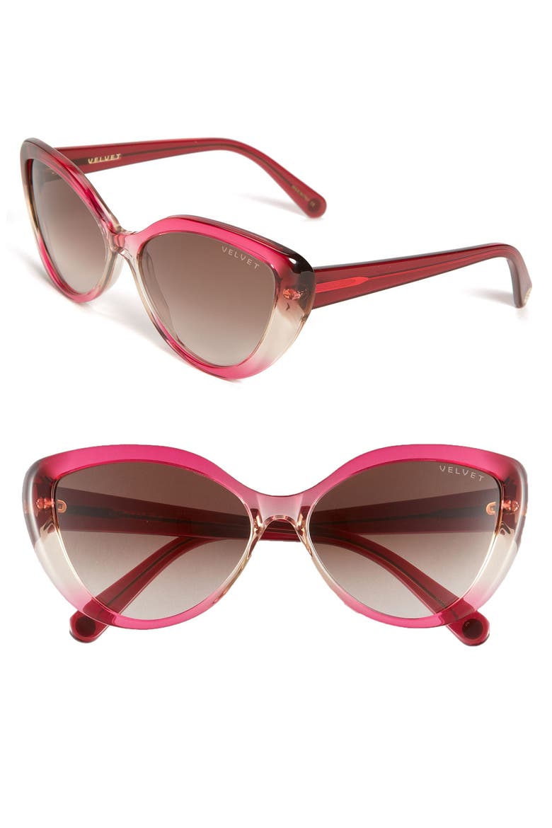 'Joie' Sunglasses, Main, color, ROSE CRYSTAL