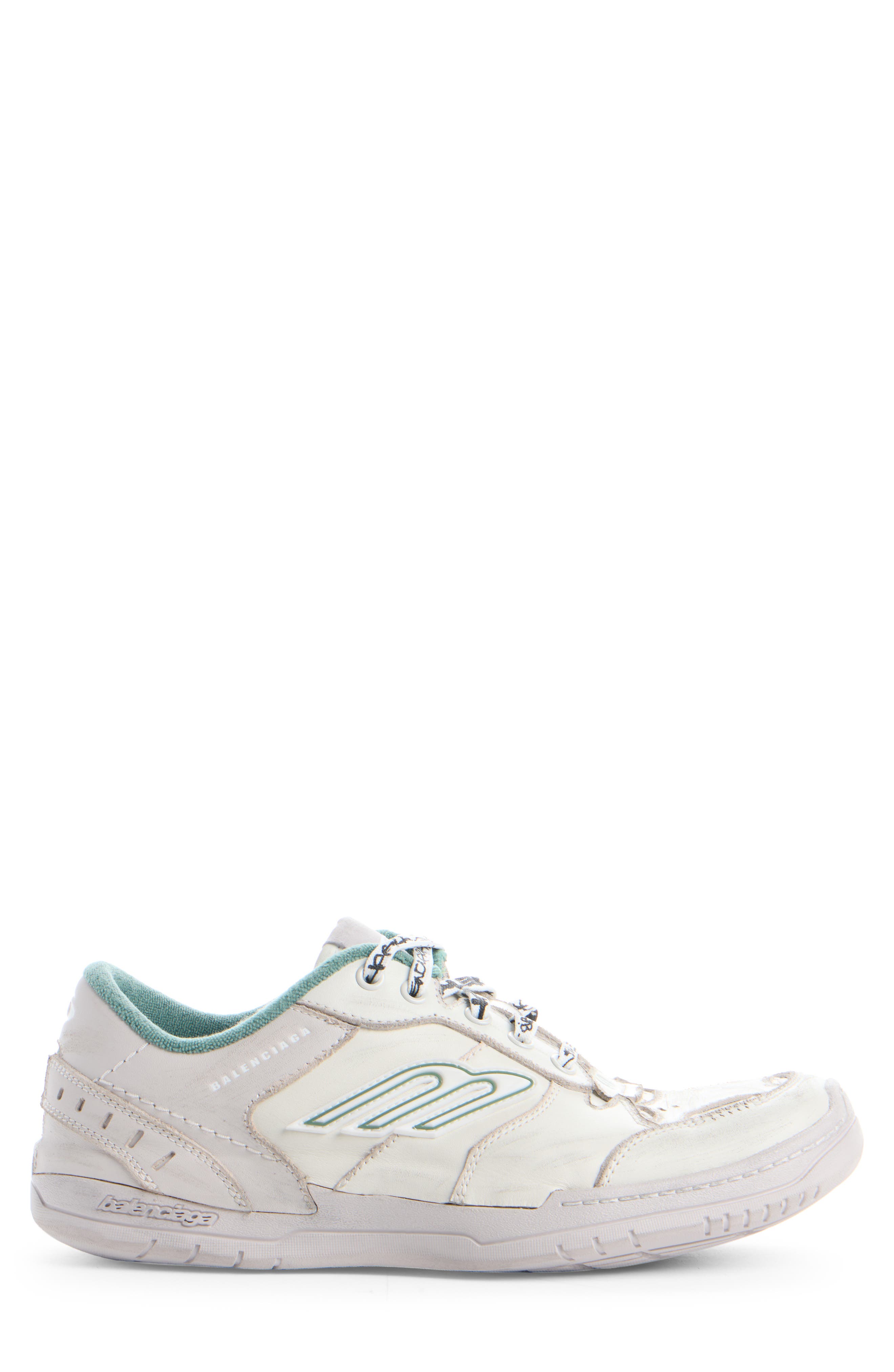 Balenciaga Hamptons Sneaker, Alternate, color, Beige Mix/ Green