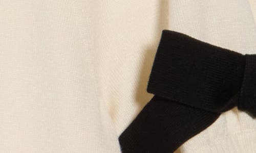 Adrianna Papell Ruffle Peter Pan Collar Short Sleeve Sweater In Neutral