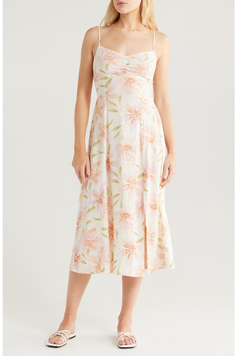 Sunset Love Sundress, Main, color, BRIGHT WHITE