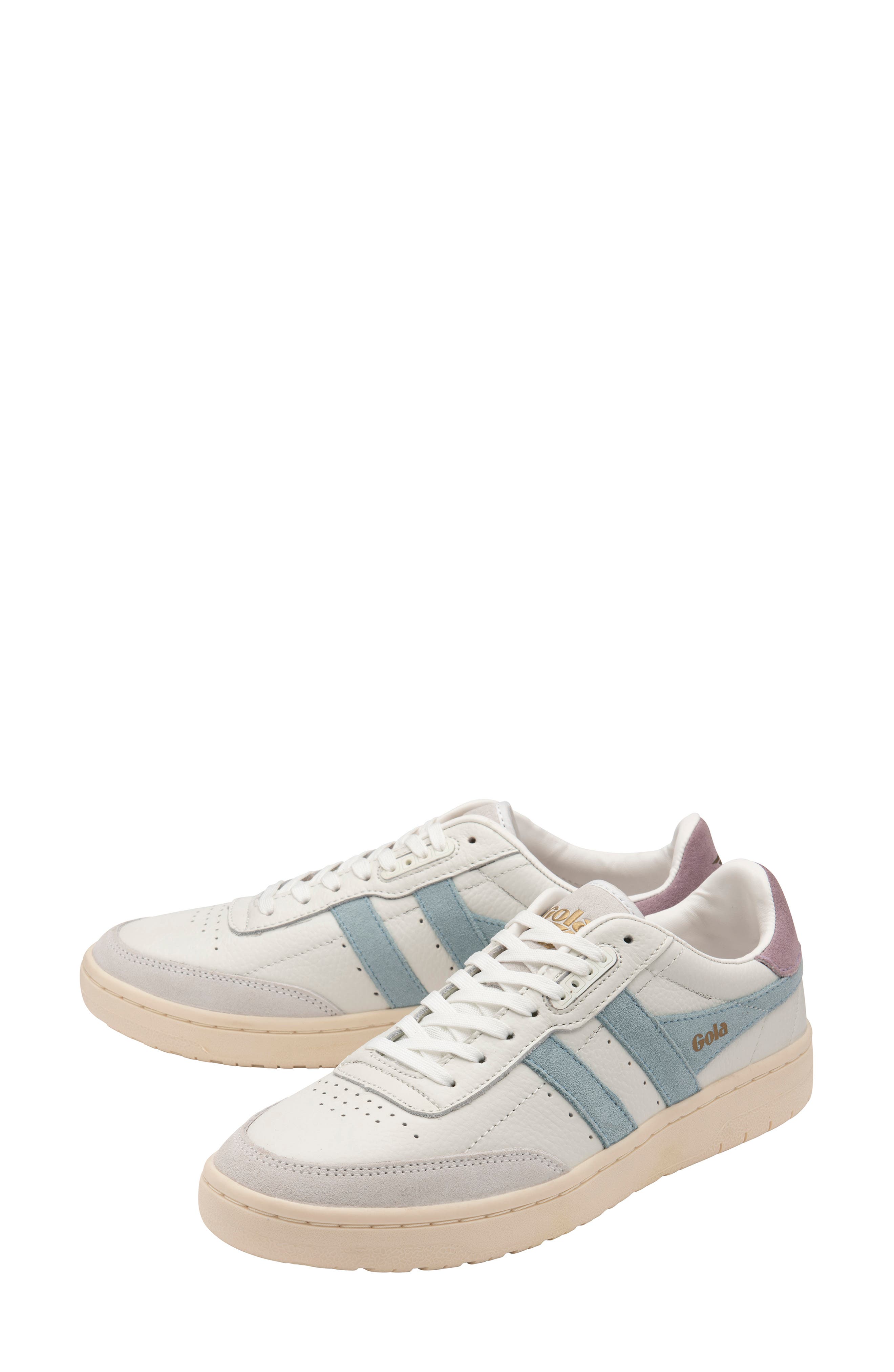 Falcon Sneaker, Alternate, color, WHITE/ POWDER BLUE/ LILY