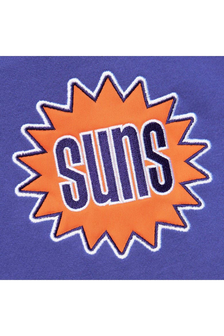 Men's Mitchell & Ness Purple Phoenix Suns  Team OG 2.0 Vintage Logo Fleece Pullover Hoodie, Alternate, color, Purple