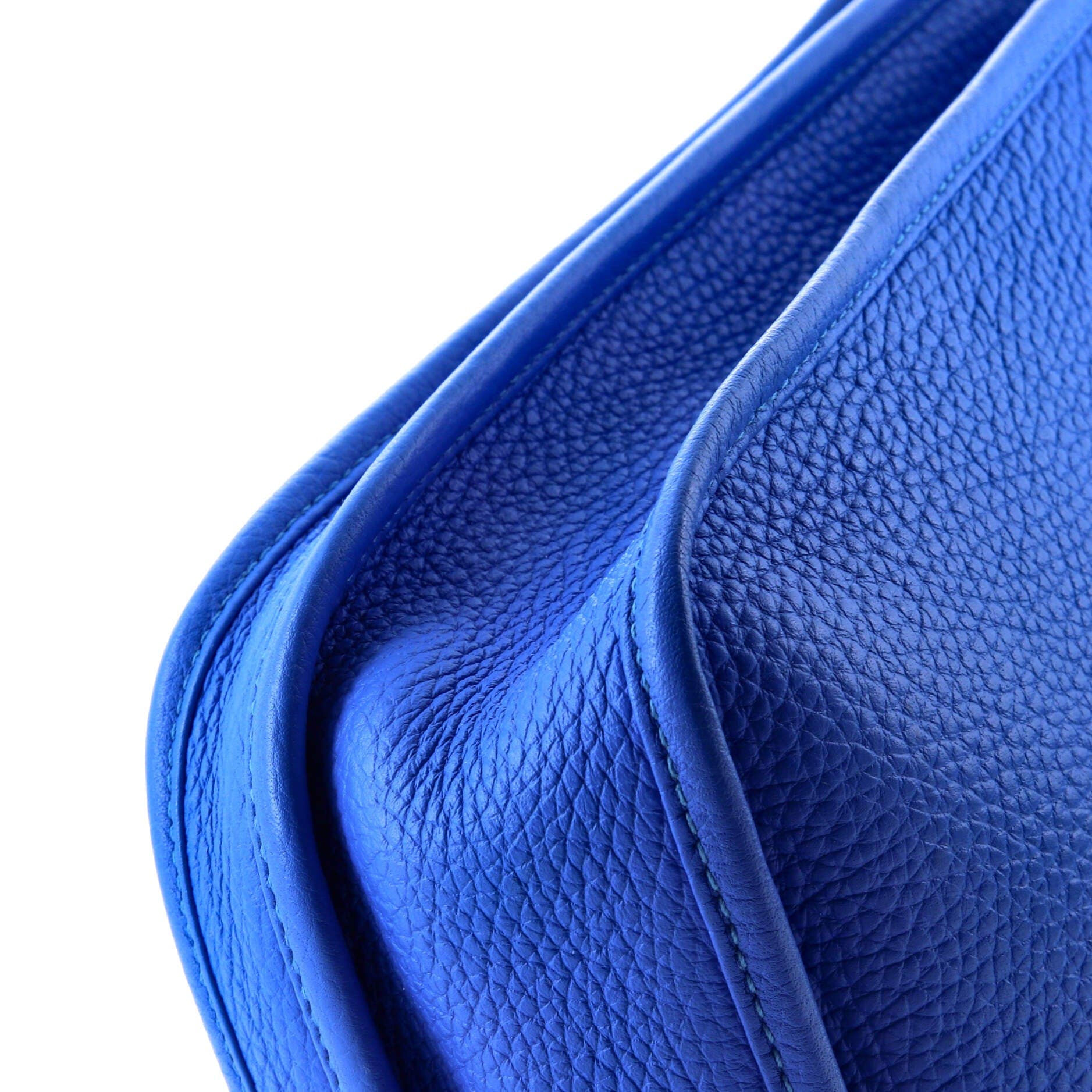 Pre-Owned Hermes Evelyne Bag Gen III Clemence PM, Alternate, color, Bleu Hydra