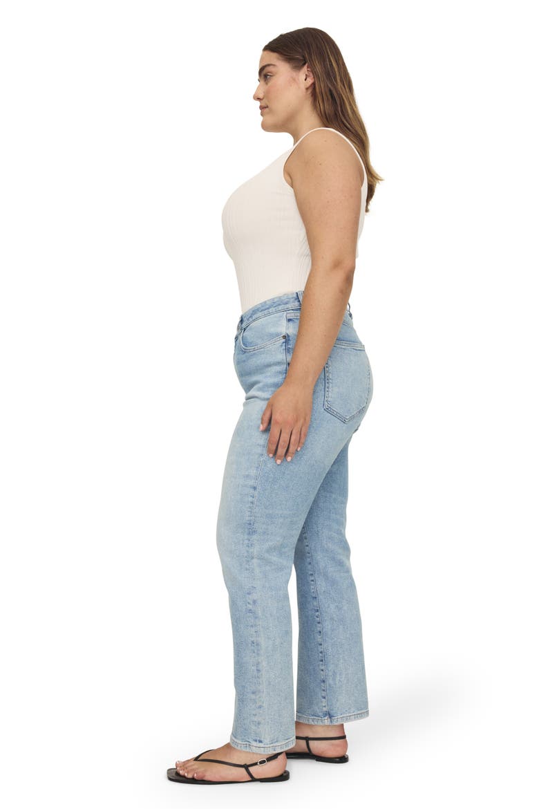 ASE High Waist Straight Leg Jeans, Alternate, color, OUTTA SIGHT