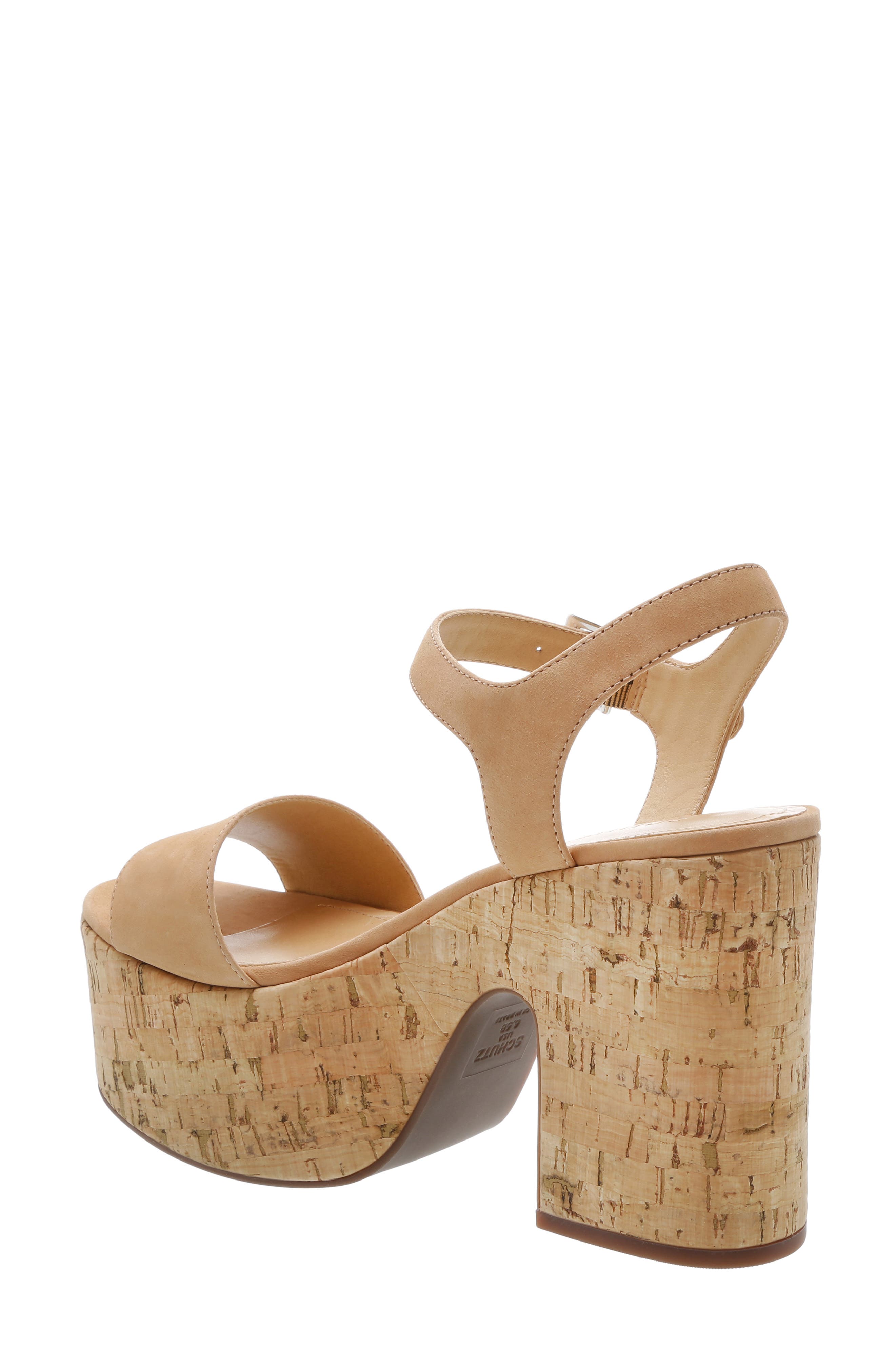Schutz Glorya Platform Sandal, Alternate, color, 