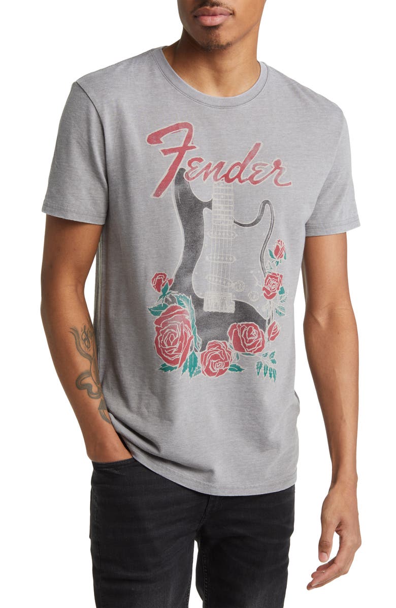 Lucky Brand Fender Guitar Graphic T-Shirt, Main, color,